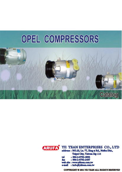 OPEL Compressor OPEL Compressor